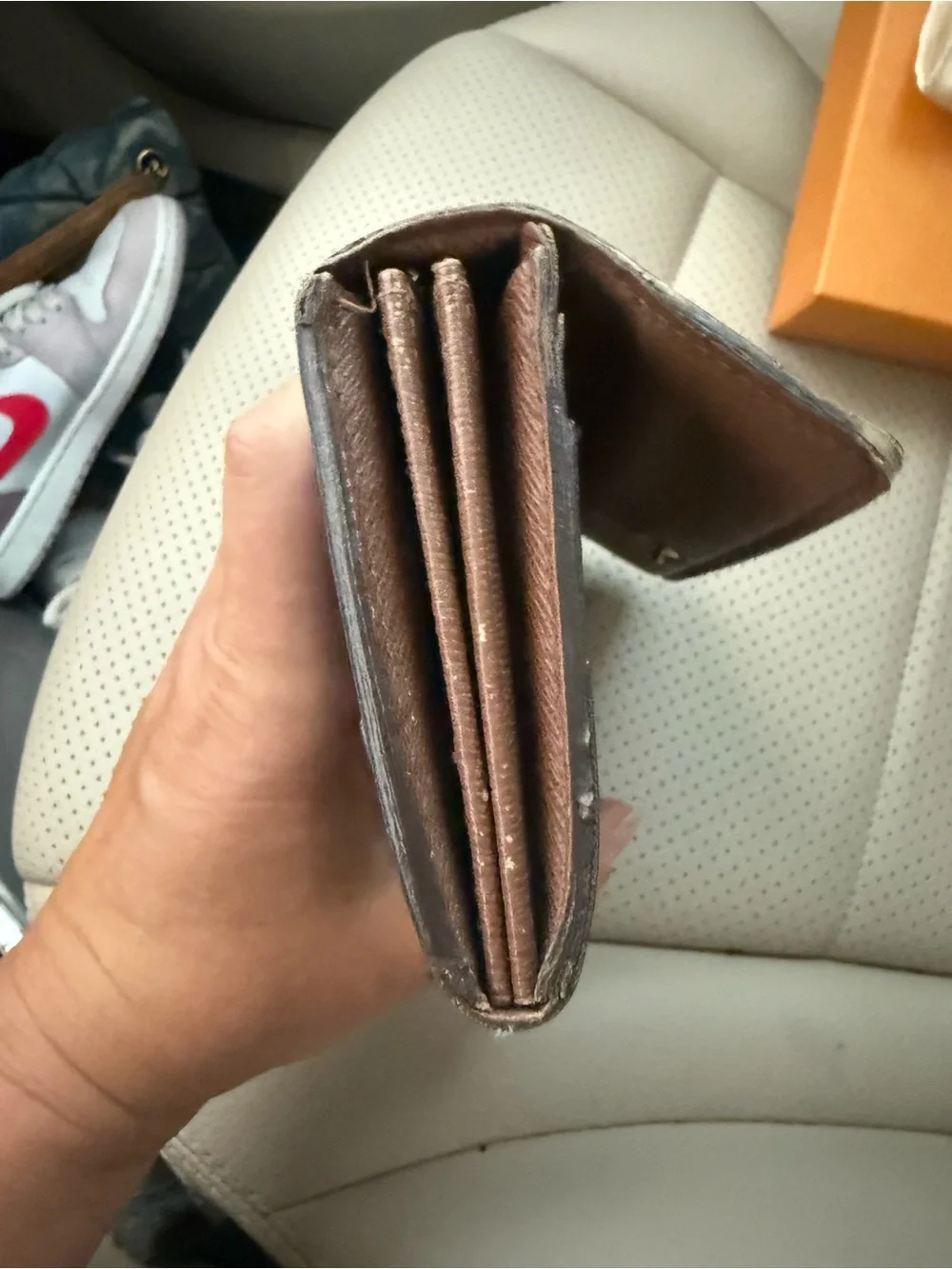 Louis Vuitton Monogram Canvas Long Wallet - Brown and Gold